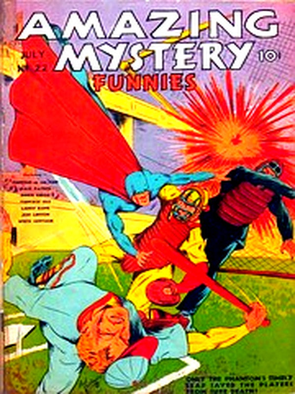 Amazing Mystery Funnies 022 — Golden Age comic book cover