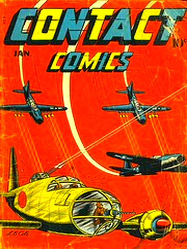 Contact Comics 004 — Golden Age comic book cover