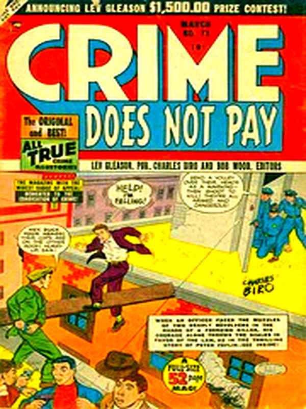 Crime Does Not Pay 073 — Golden Age comic book cover