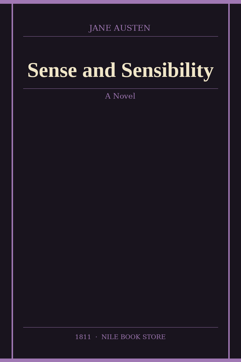 Sense and Sensibility — Jane Austen