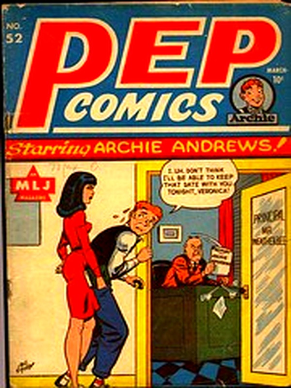 Pep Comics 052 — Golden Age comic book cover