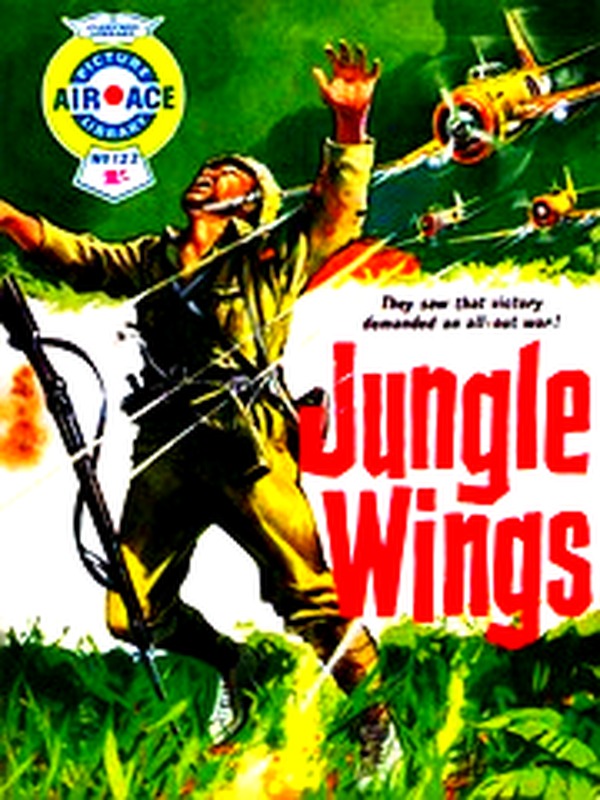 Air Ace Picture Library 122 — Golden Age comic book cover