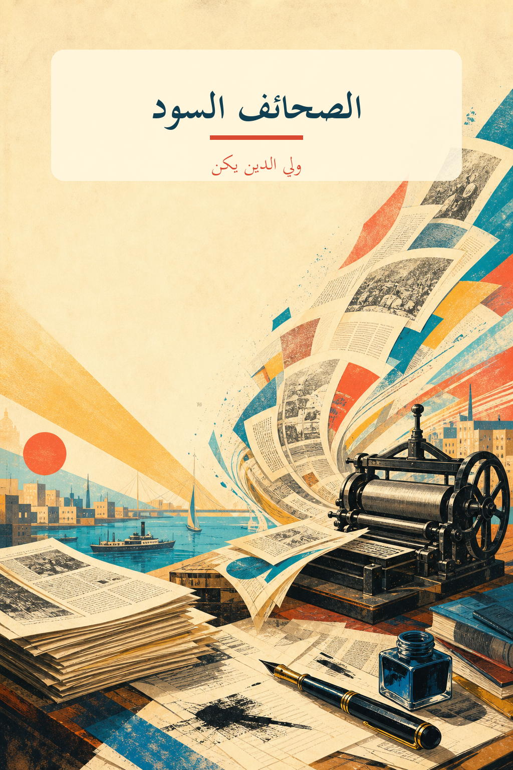 غلاف كتاب الصحائف السود لولي الدين يكن