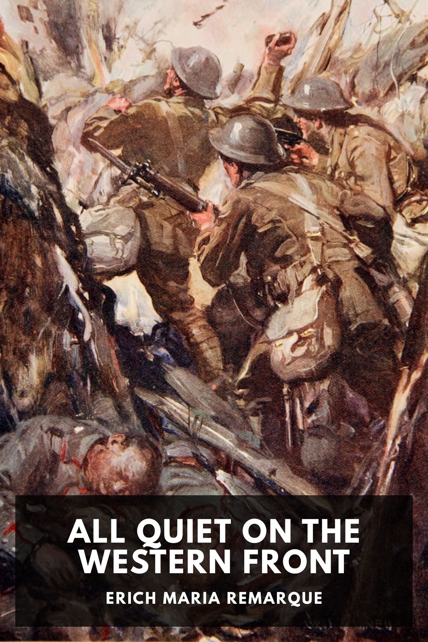 All Quiet on the Western Front by Erich Maria Remarque — cover