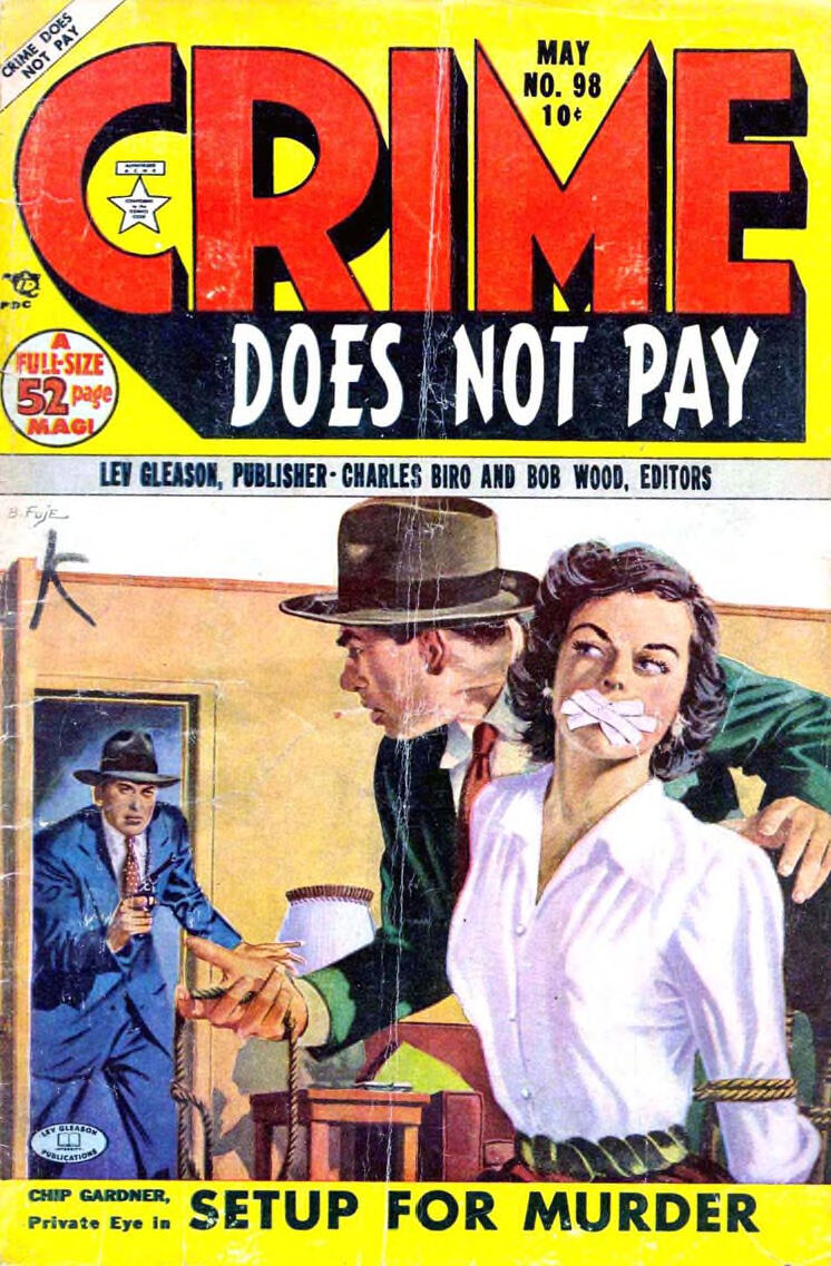 Crime Does Not Pay 098 authentic cover