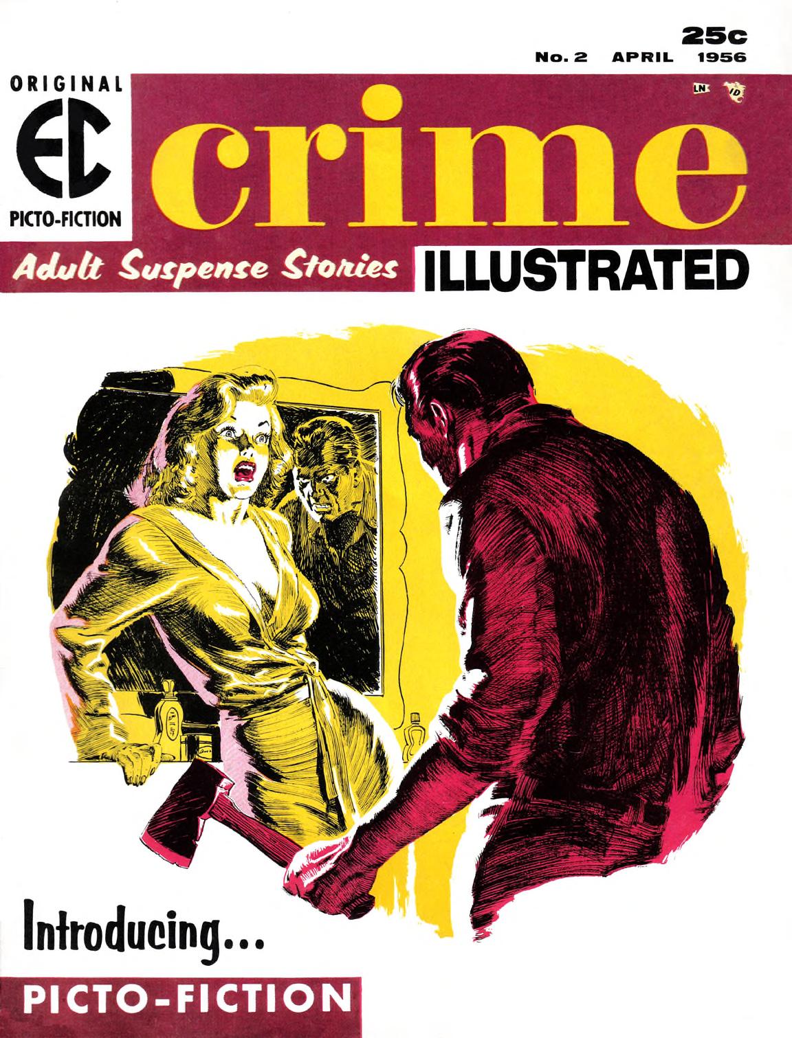 Crime Illustrated No. 2 authentic public-domain comic cover