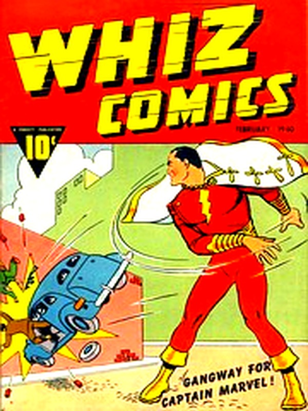 Whiz Comics 002 — Golden Age comic book cover