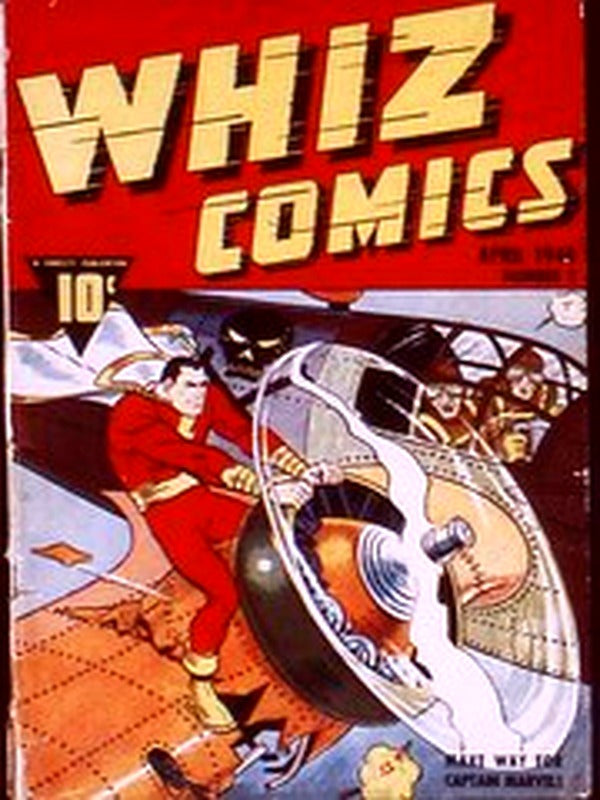Whiz Comics 003 — Golden Age comic book cover