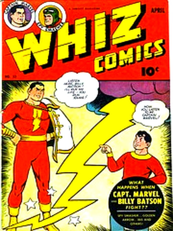 Whiz Comics 053 — Golden Age comic book cover