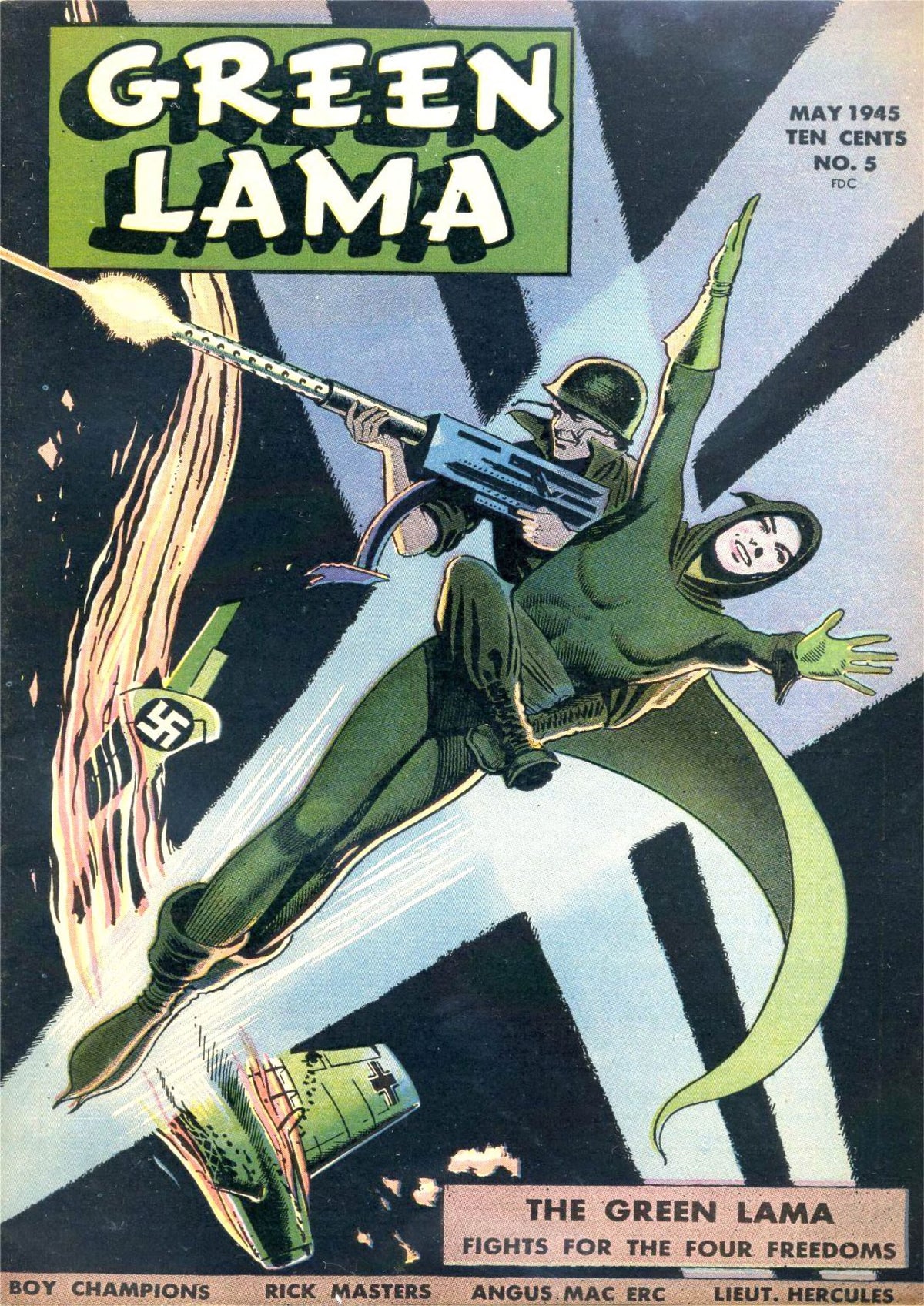 Green Lama 005 authentic cover