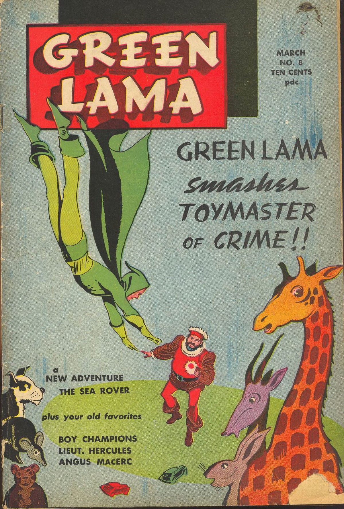 Green Lama 008 authentic cover