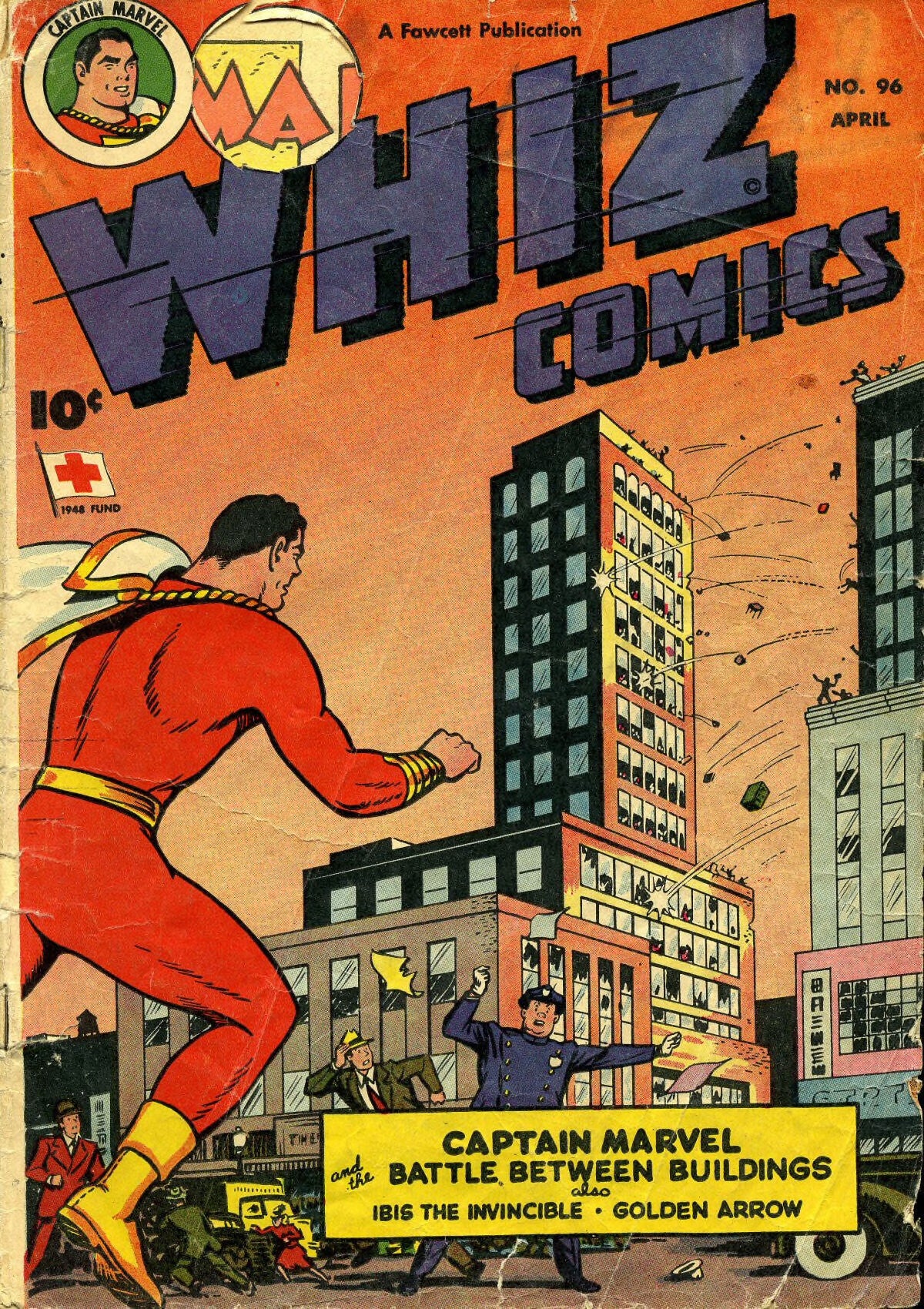 Cover of Whiz Comics 096