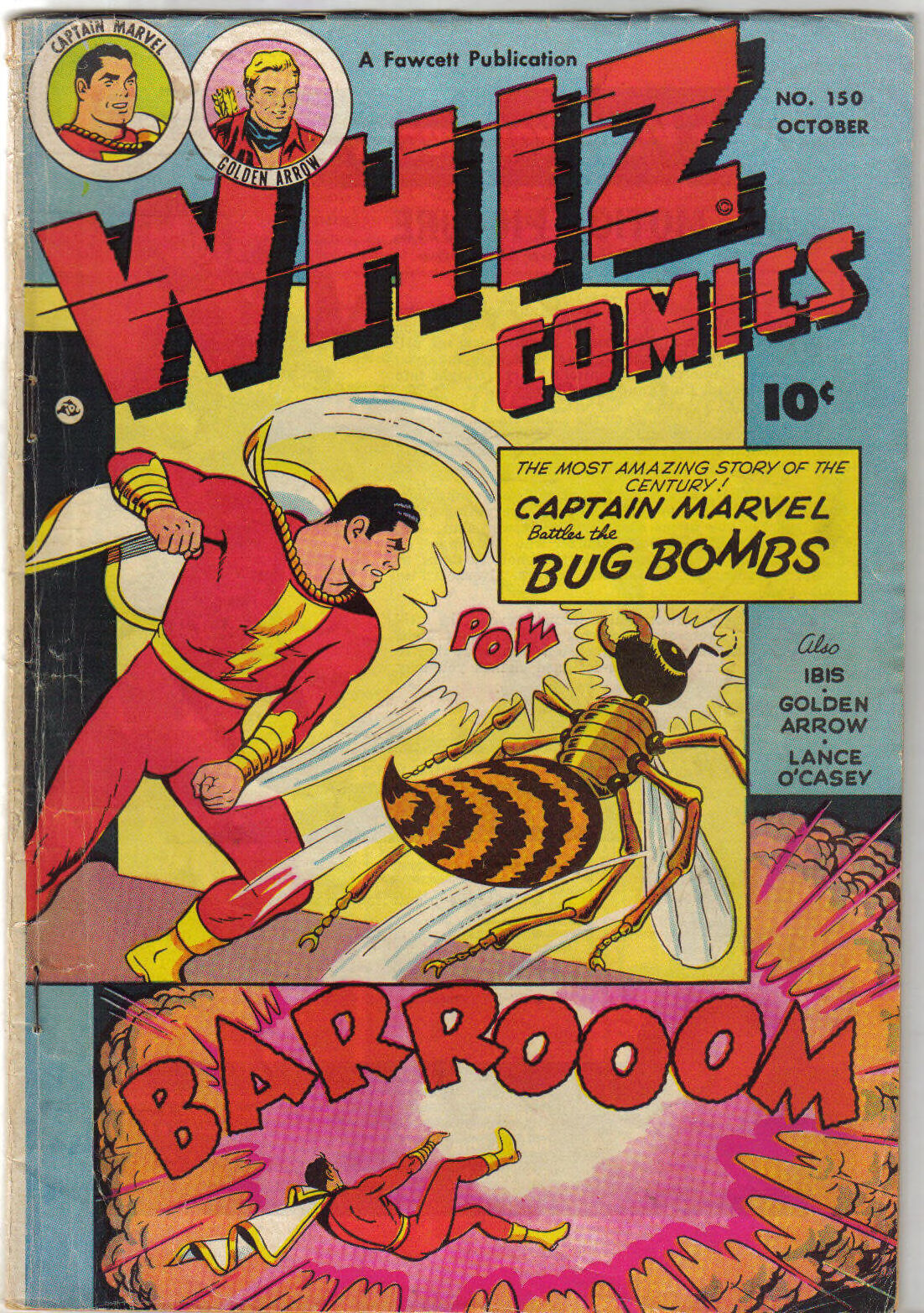 Cover of Whiz Comics 150