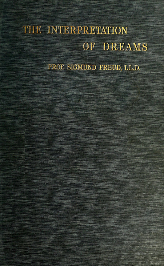 Cover of The Interpretation of Dreams