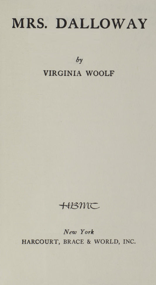 Cover of Mrs Dalloway