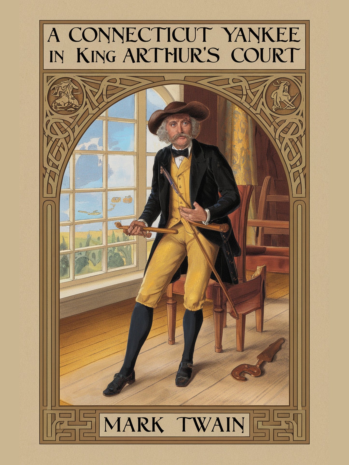 Cover of A Connecticut Yankee in King Arthur's Court — Mark Twain