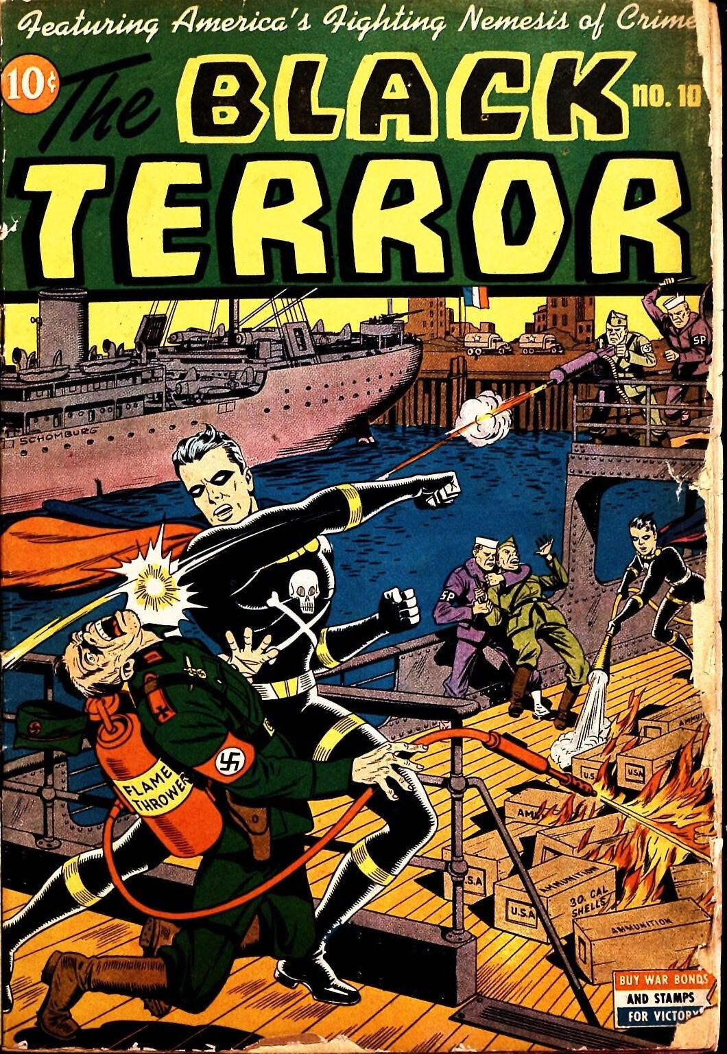 The Black Terror #10 cover