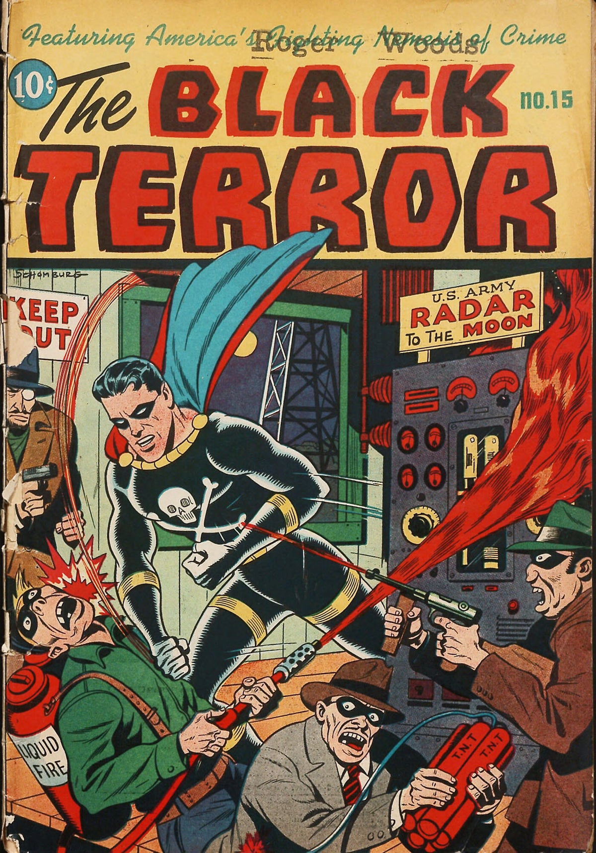 The Black Terror #15 cover