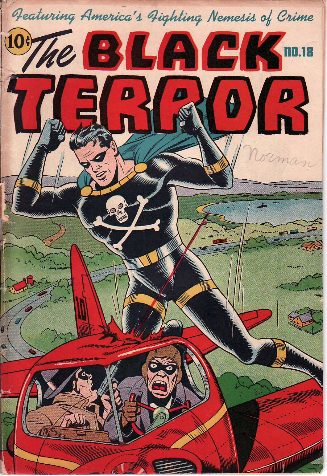 The Black Terror #18 cover