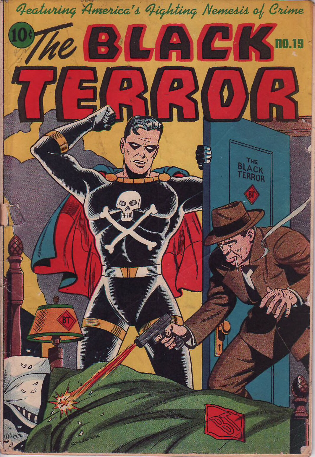 The Black Terror #19 cover