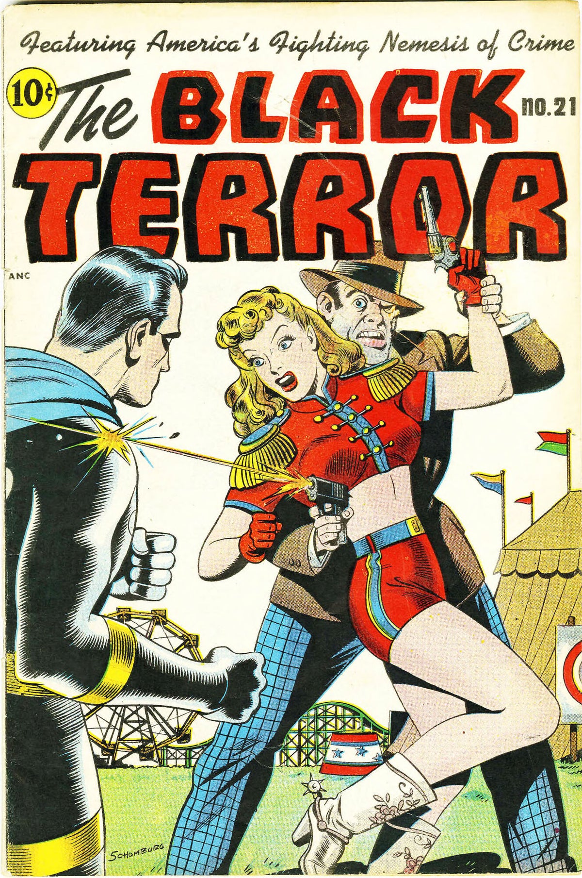 The Black Terror #21 cover