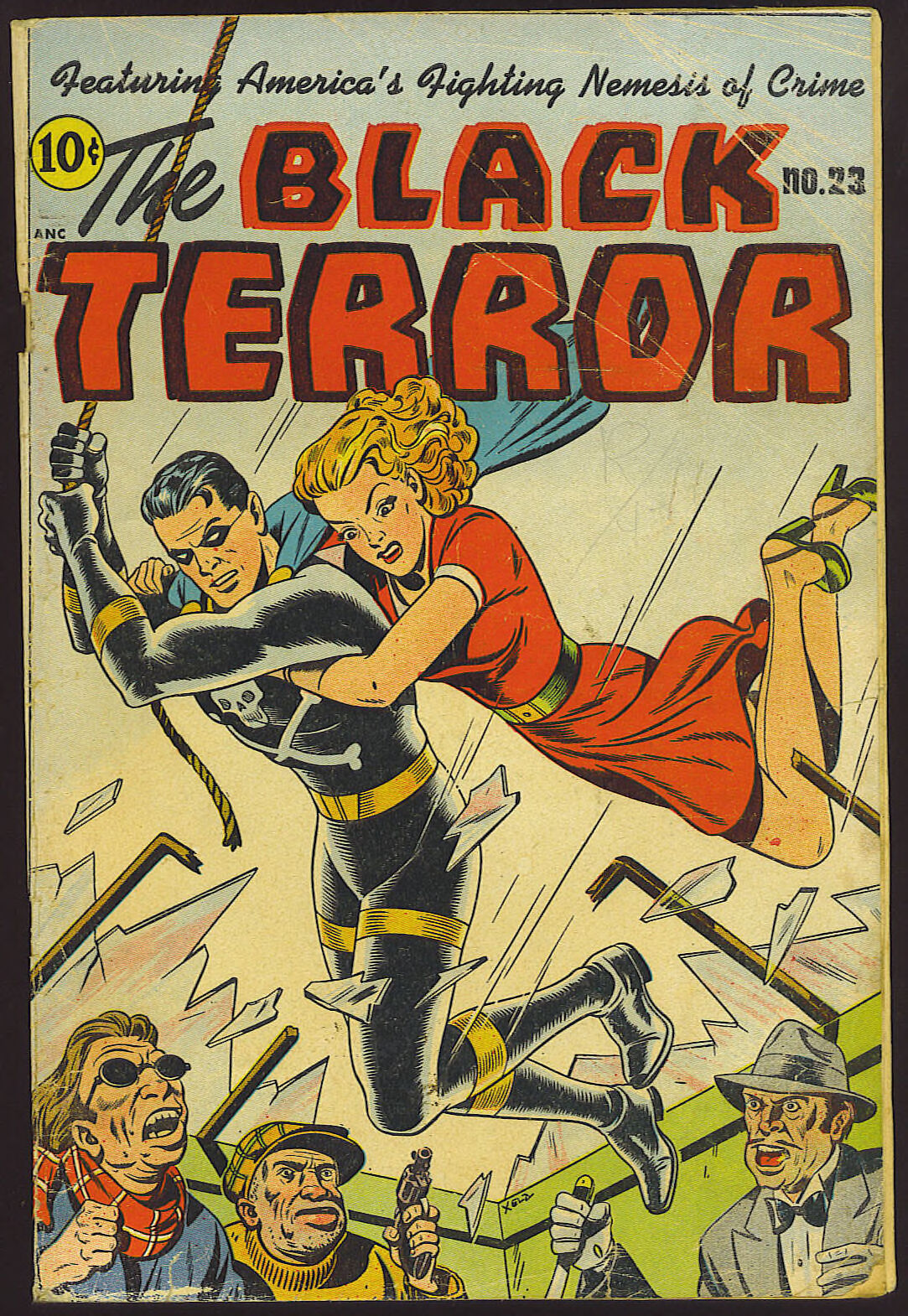 The Black Terror #23 cover