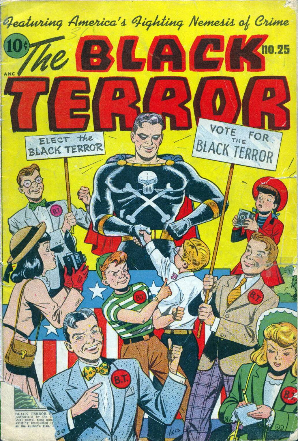 The Black Terror #25 cover