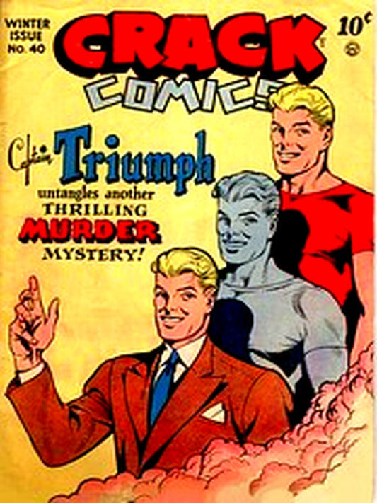 Crack Comics 040 — Golden Age comic book cover