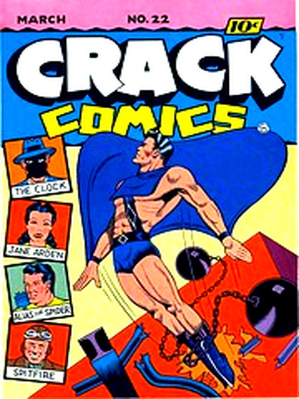 Crack Comics 022 — Golden Age comic book cover