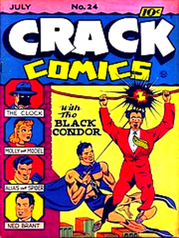 Crack Comics 024 — Golden Age comic book cover