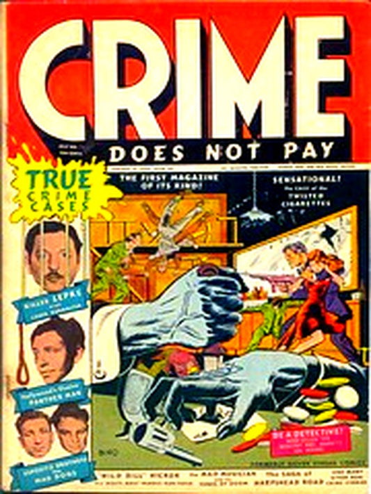 Crime Does Not Pay 022 — Golden Age comic book cover
