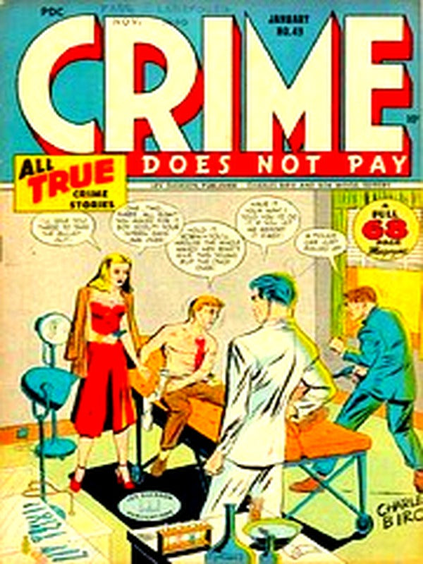 Crime Does Not Pay 049 — Golden Age comic book cover