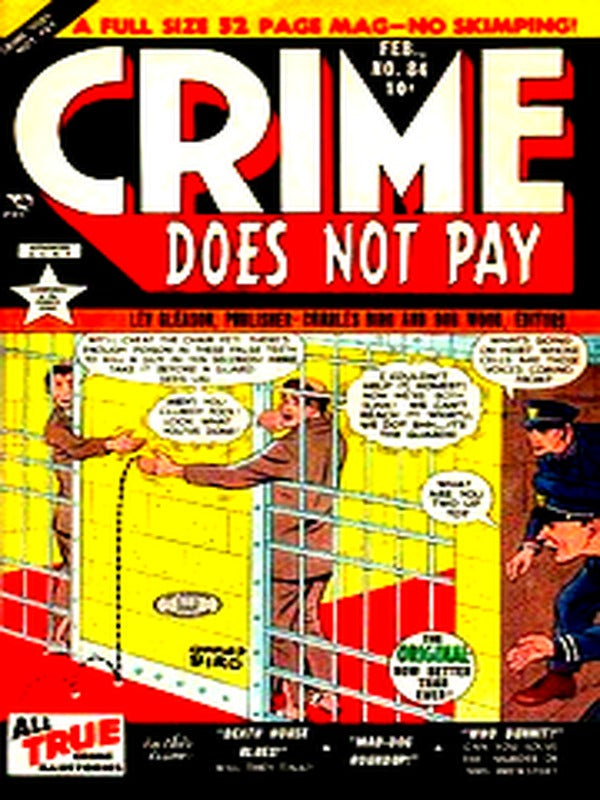 Crime Does Not Pay 084 — Golden Age comic book cover