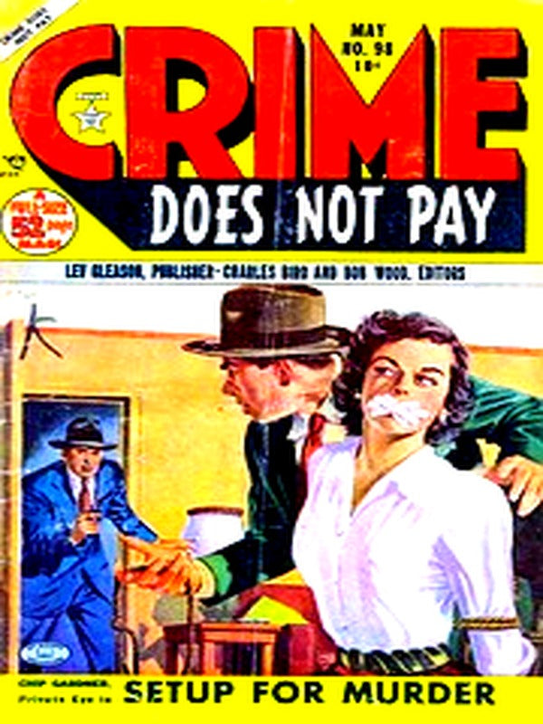 Crime Does Not Pay 098 — Golden Age comic book cover