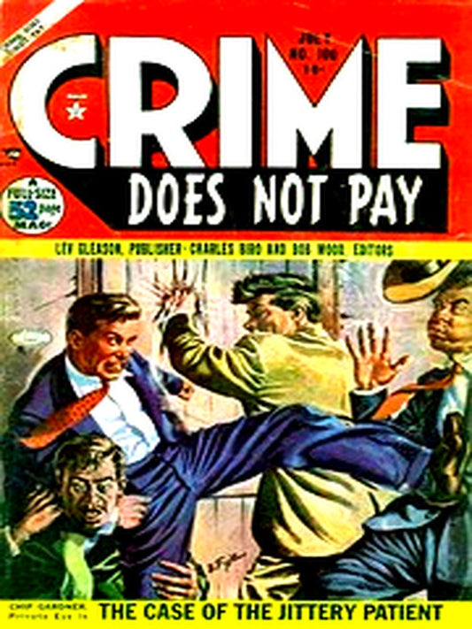 Crime Does Not Pay 100 — Golden Age comic book cover