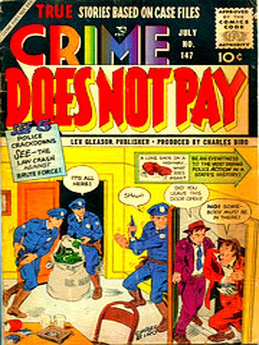 Crime Does Not Pay 147 — Golden Age comic book cover
