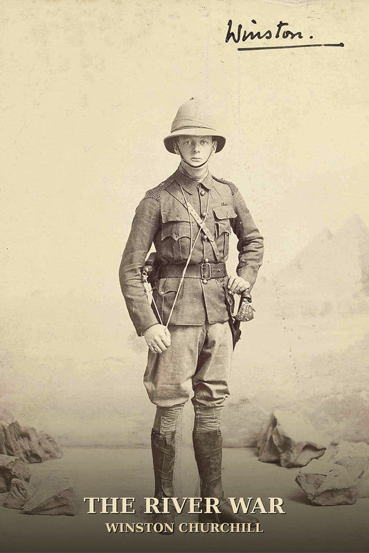 The River War — Winston Churchill, real 1898 photograph