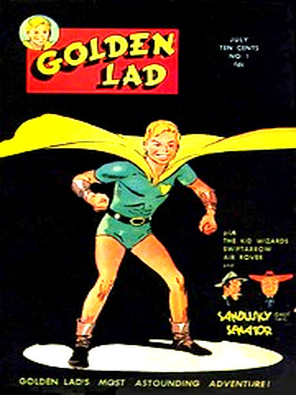 Golden Lad 001 — Golden Age comic book cover