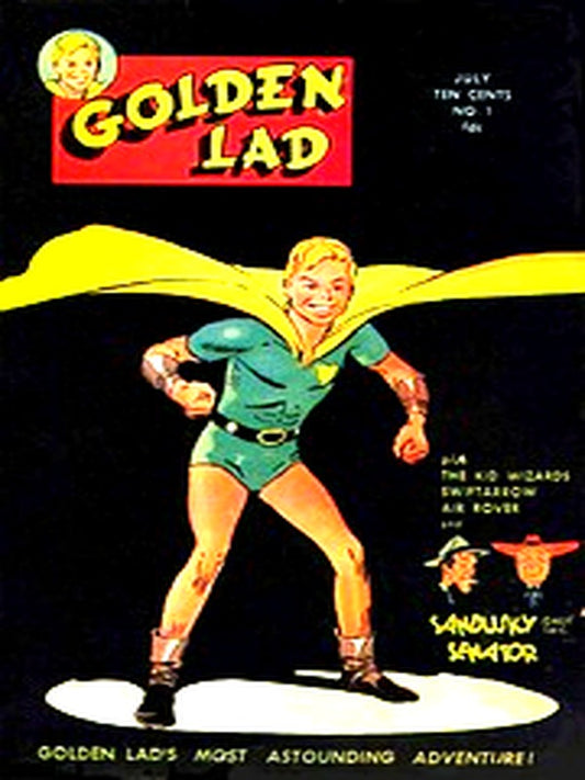 Golden Lad 001 — Golden Age comic book cover