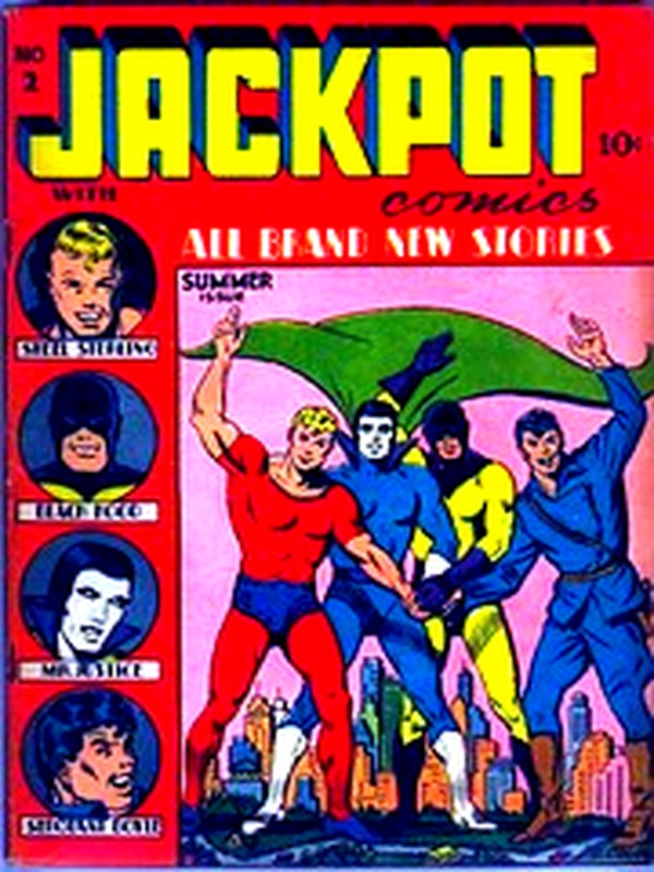 Jackpot Comics 002 — Golden Age comic book cover