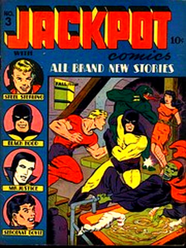 Jackpot Comics 003 — Golden Age comic book cover