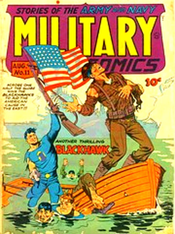 Military Comics 011 — Golden Age comic book cover