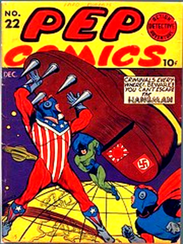 Pep Comics 022 — Golden Age comic book cover