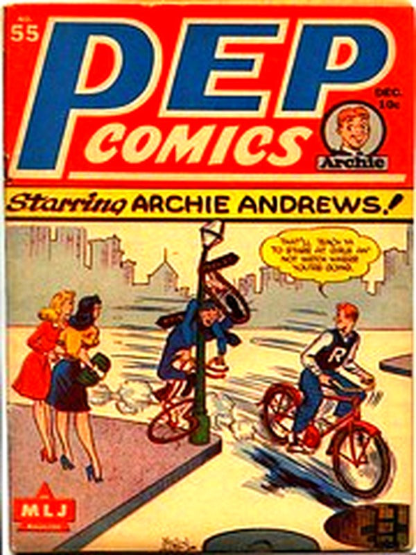 Pep Comics 055 — Golden Age comic book cover
