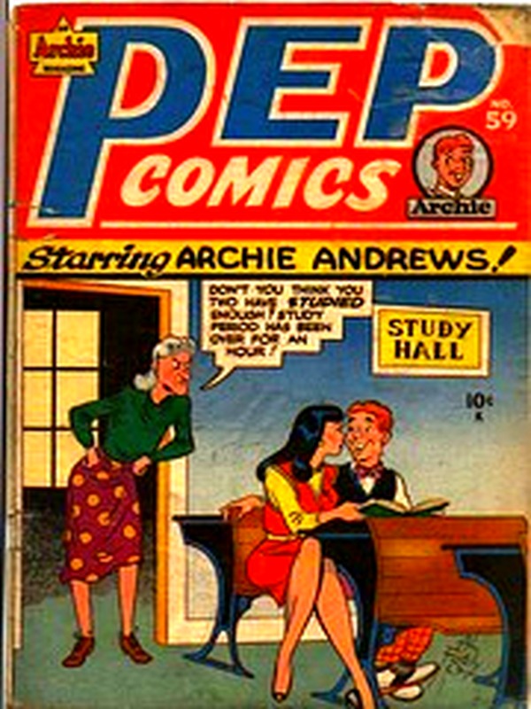 Pep Comics 059 — Golden Age comic book cover