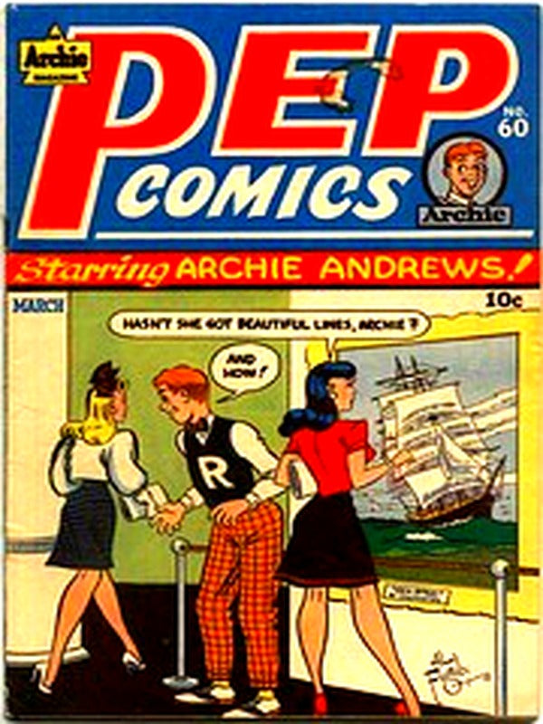 Pep Comics 060 — Golden Age comic book cover