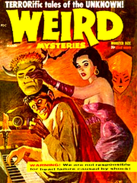 Weird Mysteries 001 — Golden Age comic book cover