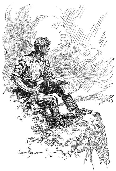 The Abysmal Brute original Gordon Grant frontispiece illustration