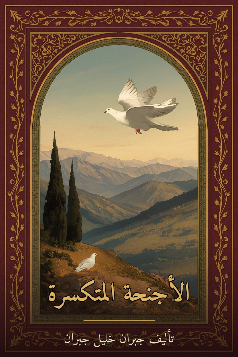 غلاف الأجنحة المتكسرة - جبران خليل جبران