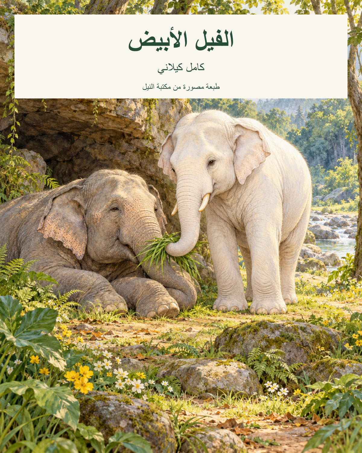 الفيل الأبيض لكامل كيلاني - طبعة مكتبة النيل المصورة